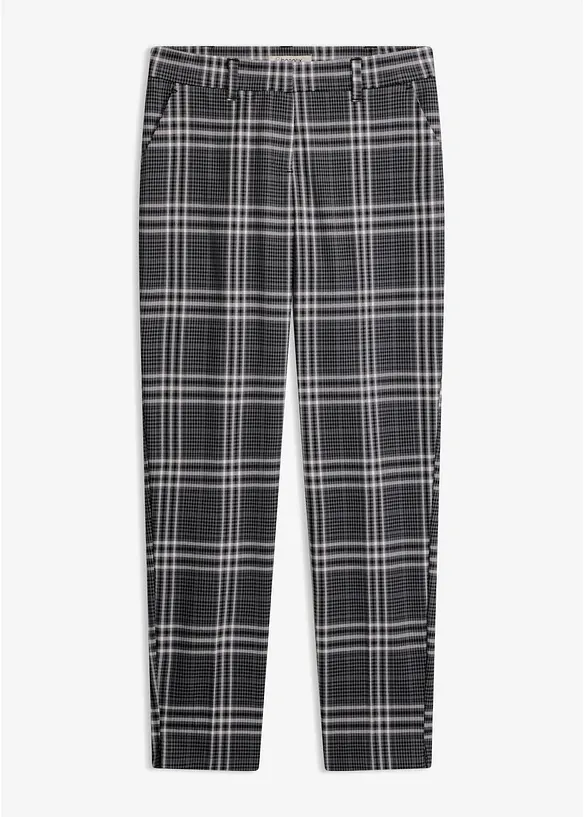 Stretch-Hose aus softem Viskose-Mix in schwarz von vorne - bonprix Stretch-Hose aus softem Viskose-Mix in schwarz von vorne - bonprix