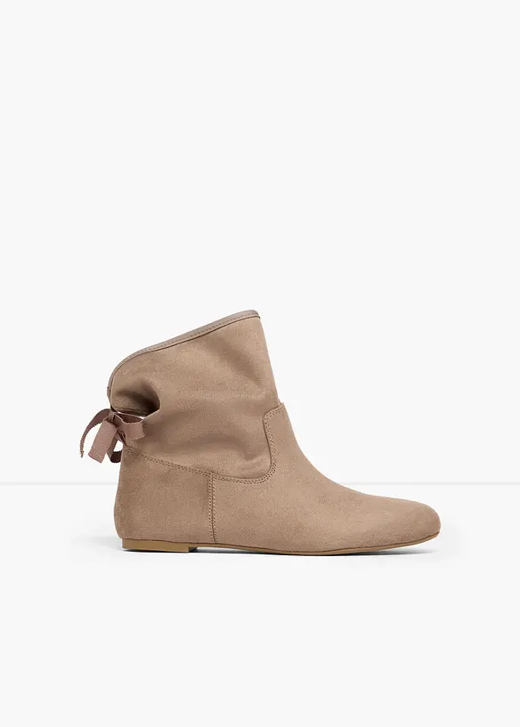 Boots mit Schleife in braun - bonprix