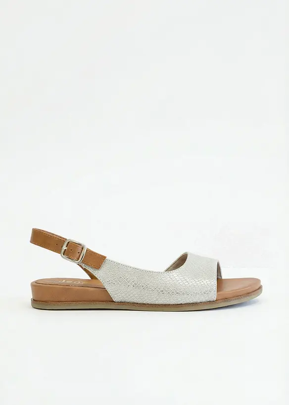 Jana Komfort-Sandalen in bequemer Weite in gold - Jana