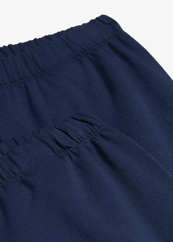 Thermo-Leggings (2er Pack) in blau - bonprix