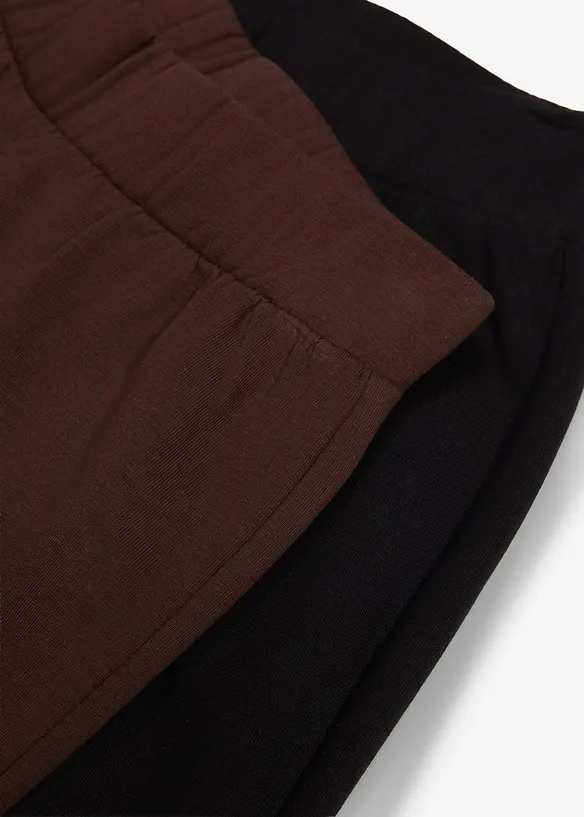 Thermo-Leggings Bootcut (2er Pack) in schwarz - bonprix