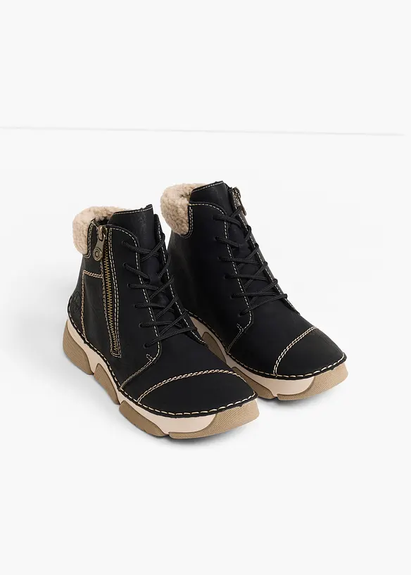Rieker Schnürboots in schwarz - Rieker