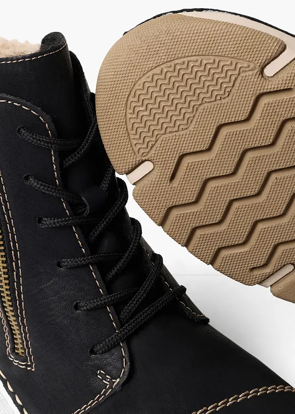 Rieker Schnürboots in schwarz - Rieker