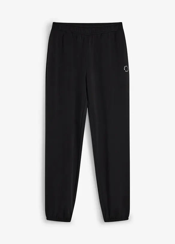 Ultrasofte Sport-Jogginghose mit Modal in schwarz von vorne - bonprix