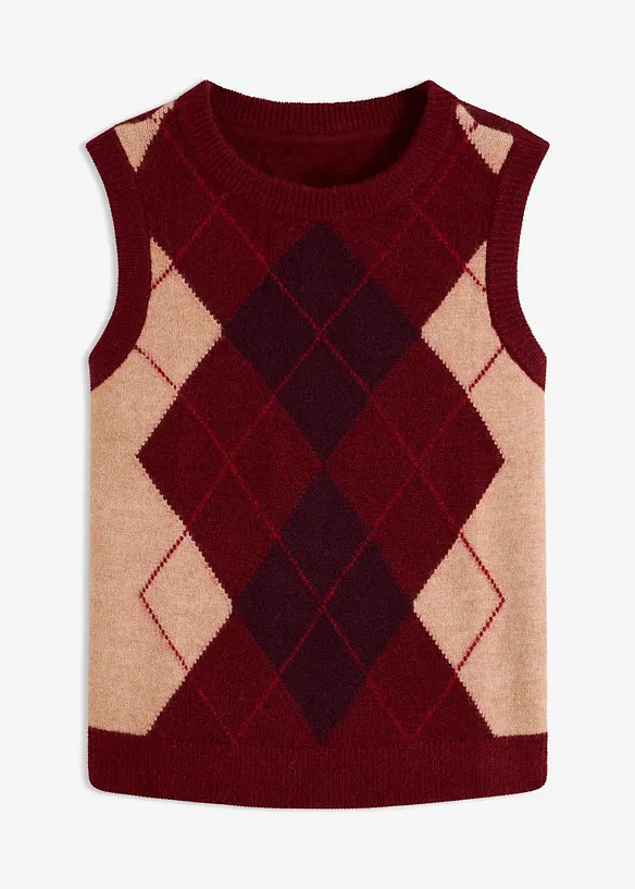 Pullunder in rot von vorne - bonprix Pullunder in rot von vorne - bonprix
