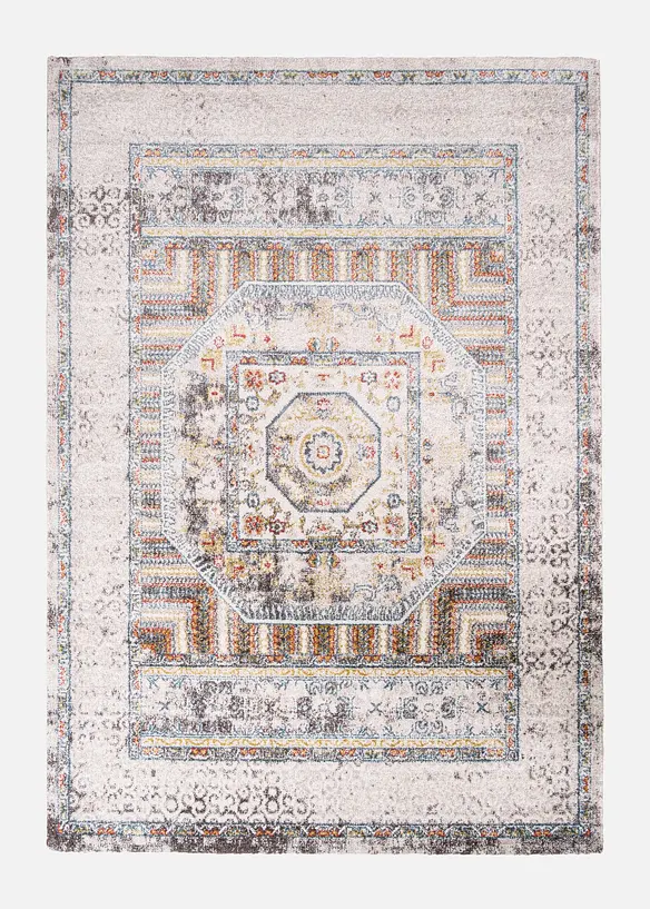 Teppich mit orientalischer Musterung in bunt von vorne - bonprix
