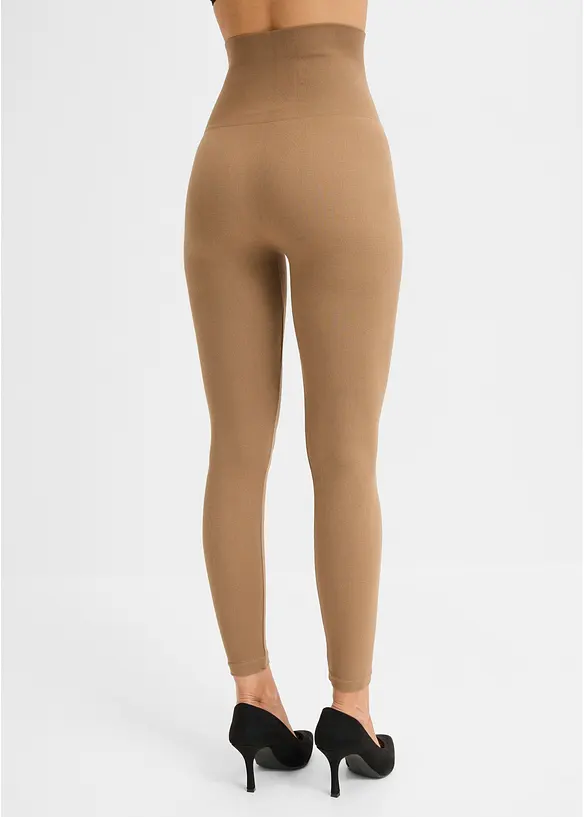 Seamless Shape-Strumpfleggings in beige von hinten - bonprix Seamless Shape-Strumpfleggings in beige von hinten - bonprix
