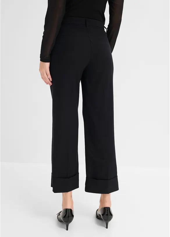 7/8-Hose in schwarz von hinten - bonprix