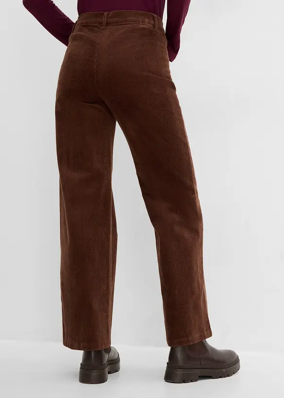 Cordhose aus Baumwoll-Stretch in braun von hinten - bonprix Cordhose aus Baumwoll-Stretch in braun von hinten - bonprix