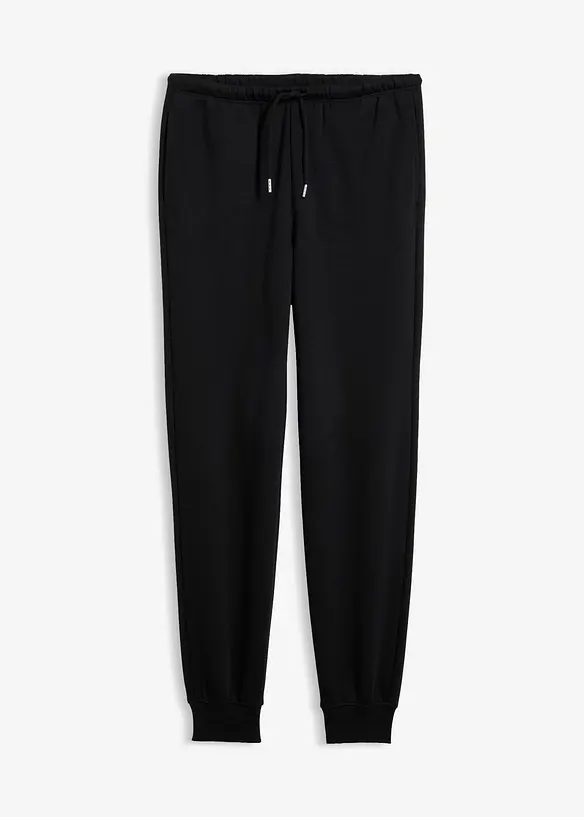 Jogginghose in schwarz von vorne - bonprix Jogginghose in schwarz von vorne - bonprix