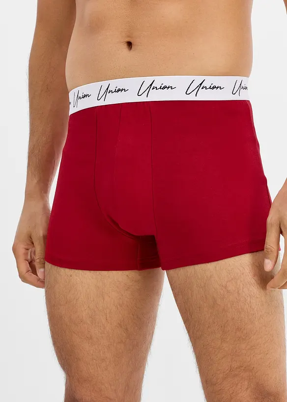 Boxershorts eng mit weicher Baumwolle(10er Pack) in schwarz von vorne - bonprix