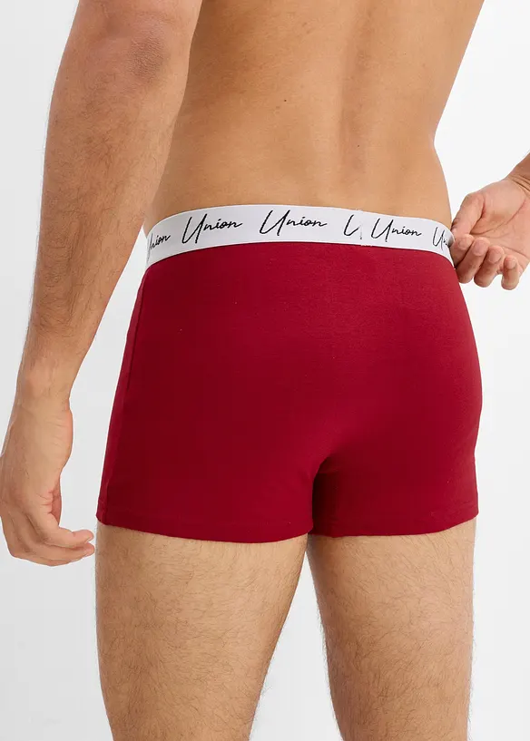 Boxershorts eng mit weicher Baumwolle(10er Pack) in schwarz von hinten - bonprix