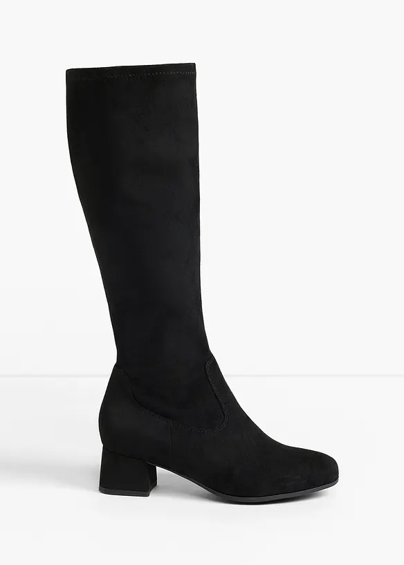 Jana Komfort-Stiefel in bequemer Weite in schwarz - Jana