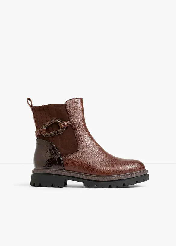 Marco Tozzi Stiefeletten mit flexiblem Schaft in braun - Marco Tozzi