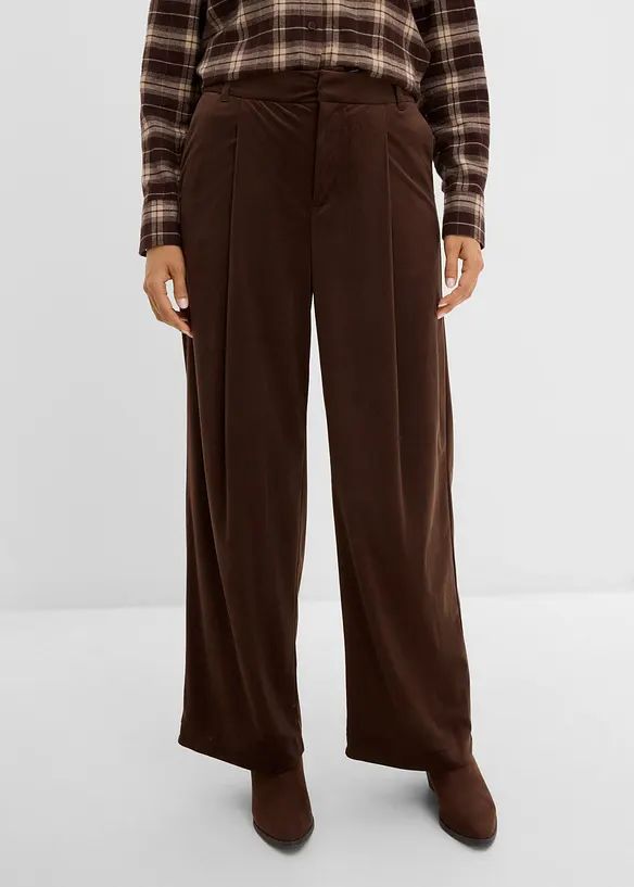 Cordhose in braun von vorne - bonprix