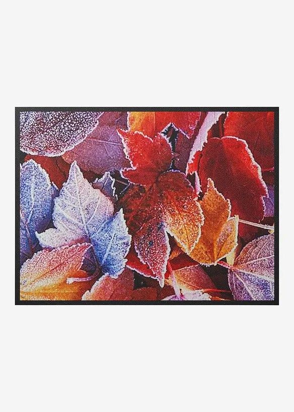 Waschbare Fußmatte in herbstlichen Farben in braun - bonprix
