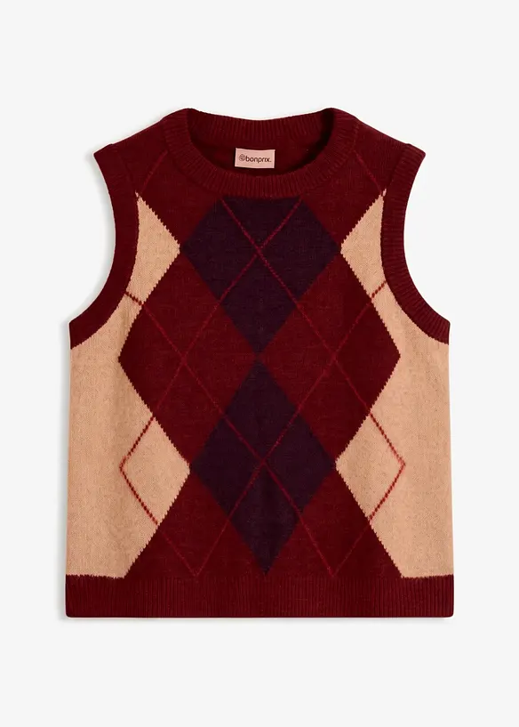 Pullunder in rot von vorne - bonprix Pullunder in rot von vorne - bonprix