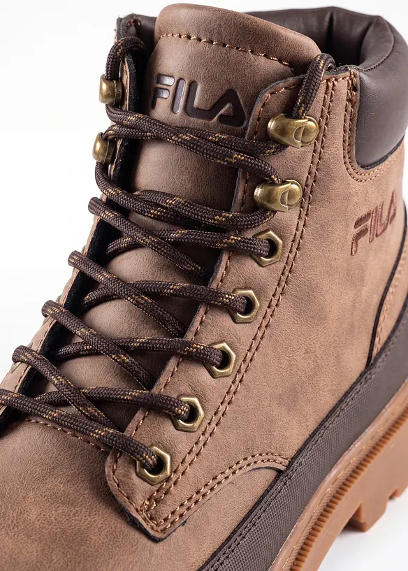 Fila Schnürboots mit Profilsohle in braun - FILA