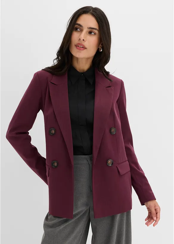Blazer in rot von vorne (im Anschnitt) - bonprix