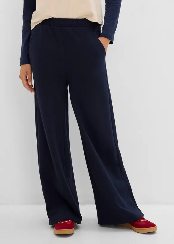 Sweathose aus Baumwoll-Mix in blau von vorne - bonprix Sweathose aus Baumwoll-Mix in blau von vorne - bonprix