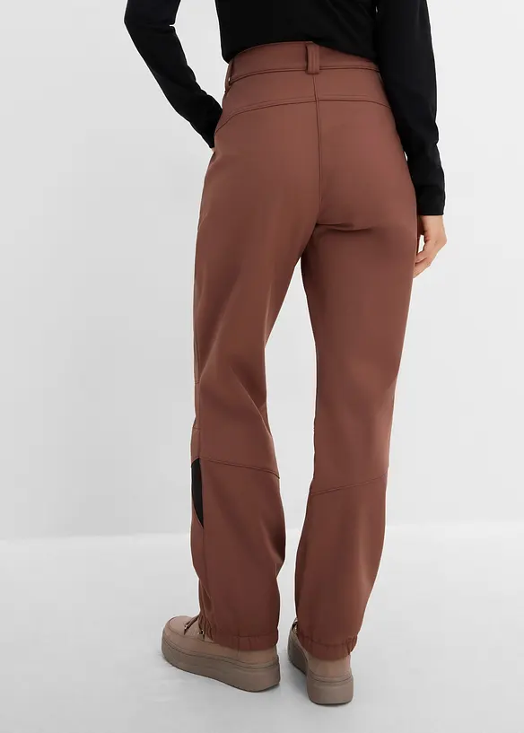 wasserabweisende Softshell-Hose in braun von hinten - bonprix wasserabweisende Softshell-Hose in braun von hinten - bonprix