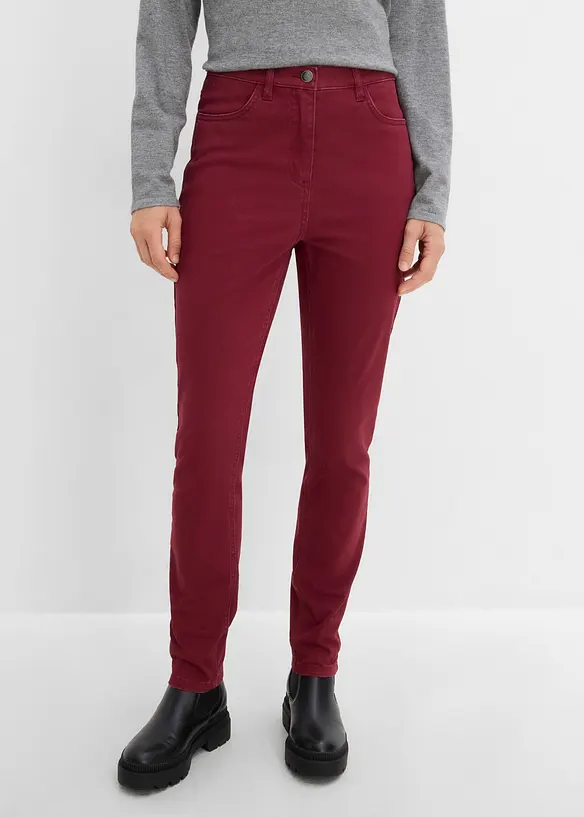 Twillhose aus Baumwoll-Mix in rot von vorne - bonprix Twillhose aus Baumwoll-Mix in rot von vorne - bonprix