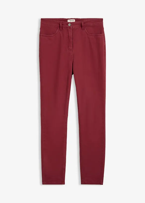 Twillhose aus Baumwoll-Mix in rot von vorne - bonprix Twillhose aus Baumwoll-Mix in rot von vorne - bonprix