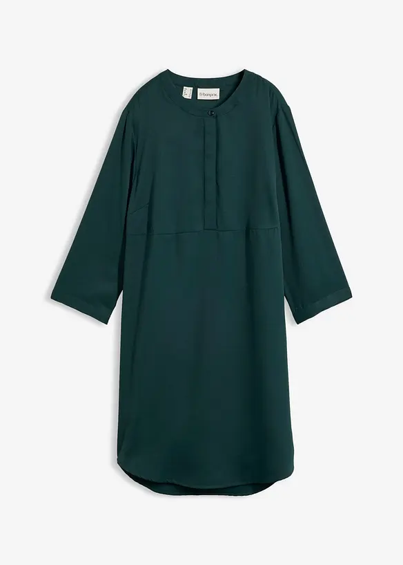 Oversize Blusenkleid in grün von vorne - bonprix Oversize Blusenkleid in grün von vorne - bonprix