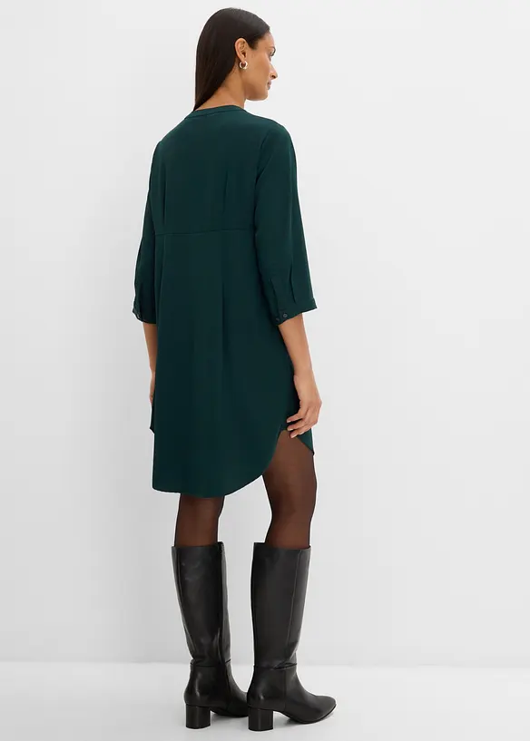 Oversize Blusenkleid in grün von hinten (Totalaufnahme) - bonprix Oversize Blusenkleid in grün von hinten (Totalaufnahme) - bonprix