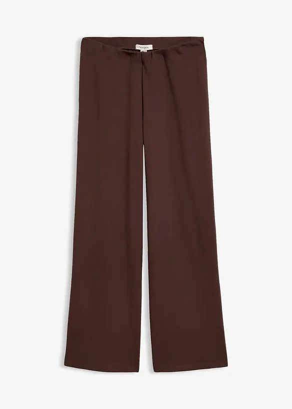 Ripp-Hose aus Bio-Baumwoll-Stretch in braun von vorne - bonprix Ripp-Hose aus Bio-Baumwoll-Stretch in braun von vorne - bonprix