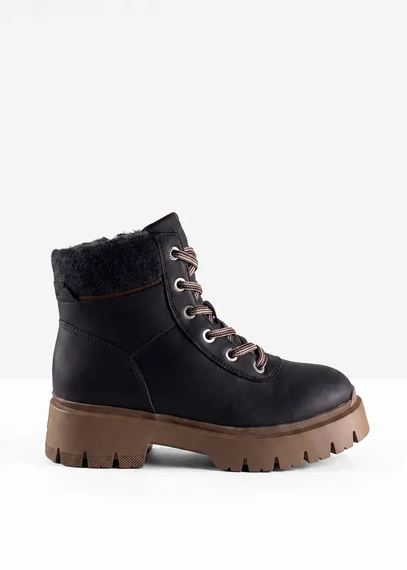 Esprit Schnürboots mit Profilsohle in blau - Esprit