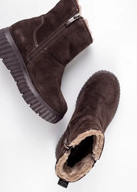 Gefütterte Tamaris Boots in braun - Tamaris