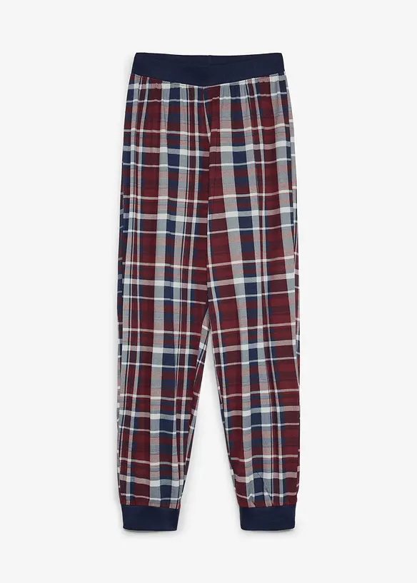 Pyjamahose aus Jerseyware in blau - bonprix