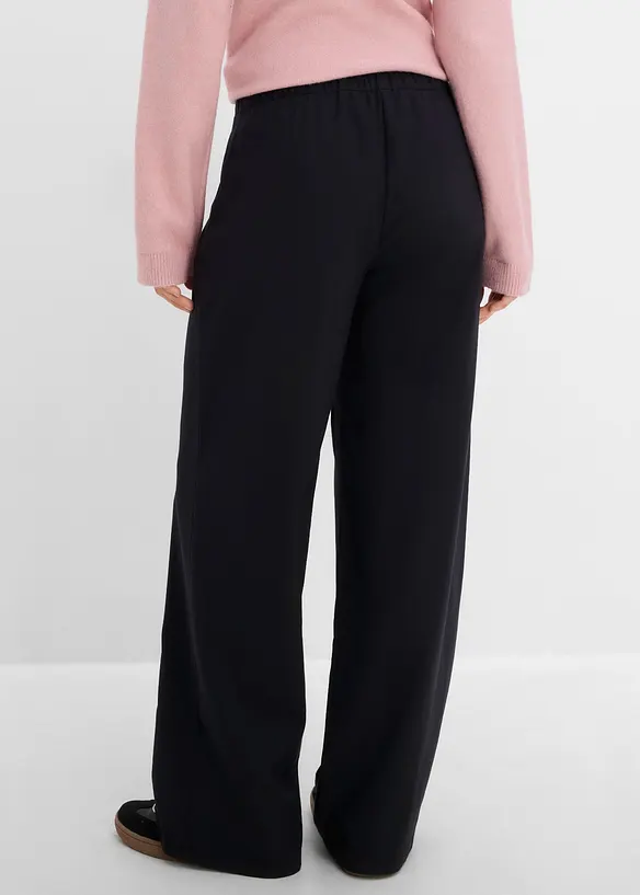 Hose aus softem Viskose-Mix in schwarz von hinten - bonprix Hose aus softem Viskose-Mix in schwarz von hinten - bonprix