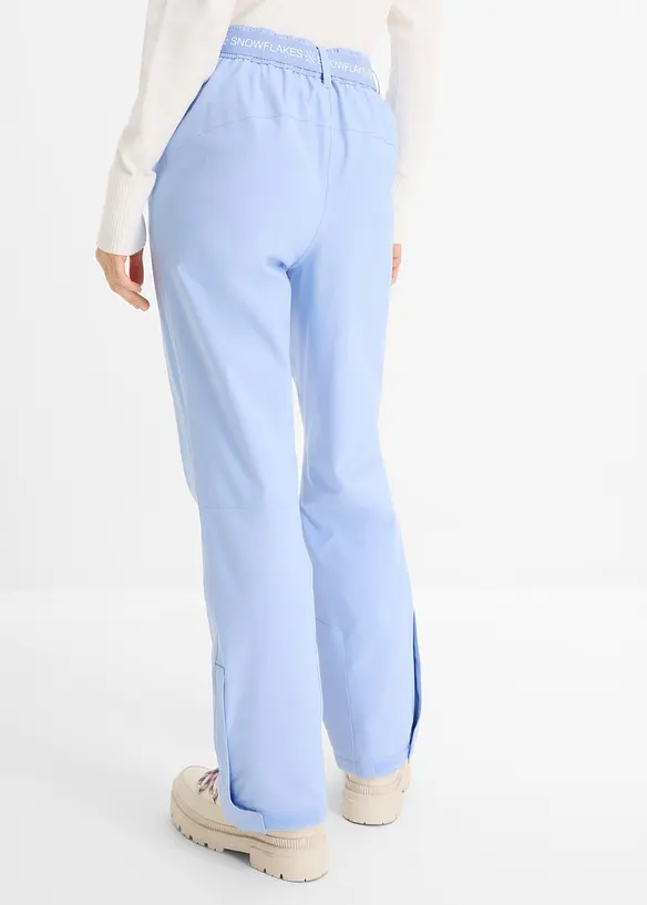 Ski-Thermohose mit Fleecefutter, wasserdicht in blau von hinten - bonprix Ski-Thermohose mit Fleecefutter, wasserdicht in blau von hinten - bonprix