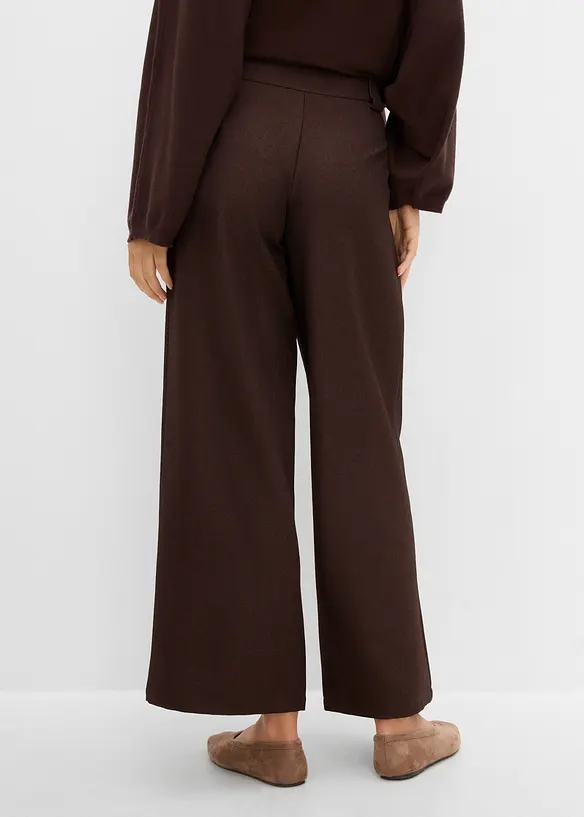 Barrel-Hose aus Twill in braun von hinten - bonprix