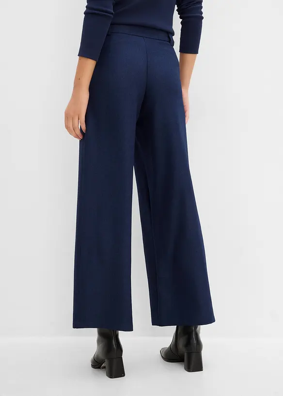 Barrel-Hose aus Twill in blau von hinten - bonprix