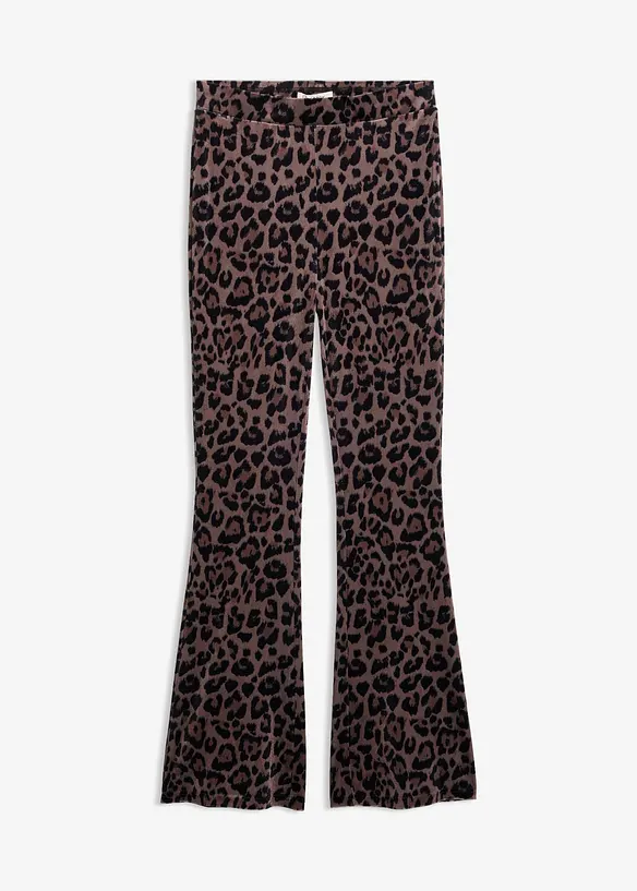 Leggings aus softem Samt in braun von vorne - bonprix Leggings aus softem Samt in braun von vorne - bonprix