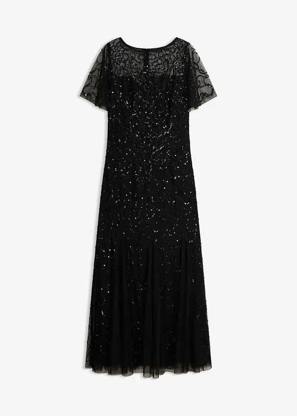 Abendkleid in schwarz von vorne - bonprix Abendkleid in schwarz von vorne - bonprix