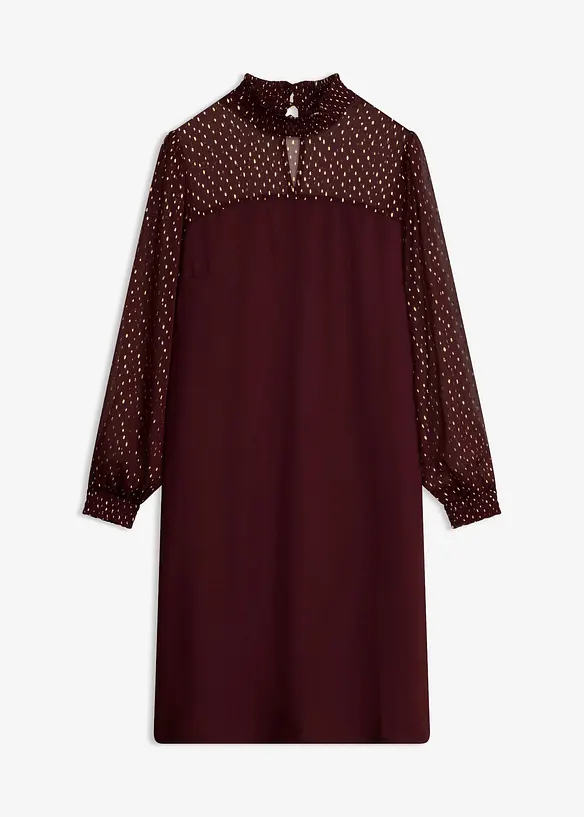 Tunika-Kleid in A-Linie in rot von vorne - bonprix Tunika-Kleid in A-Linie in rot von vorne - bonprix