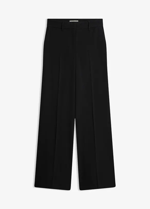 Marlenehose in schwarz von vorne - bonprix