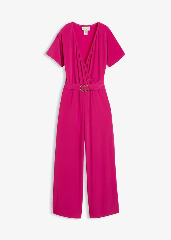 Jersey-Jumpsuit in pink von vorne - bonprix Jersey-Jumpsuit in pink von vorne - bonprix