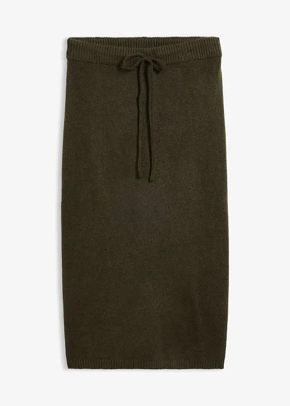 Strickrock in grün von vorne - bonprix