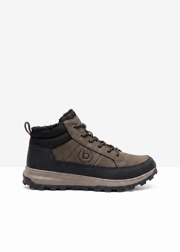 Bugatti Schnürboots mit Profilsohle in grün - Bugatti