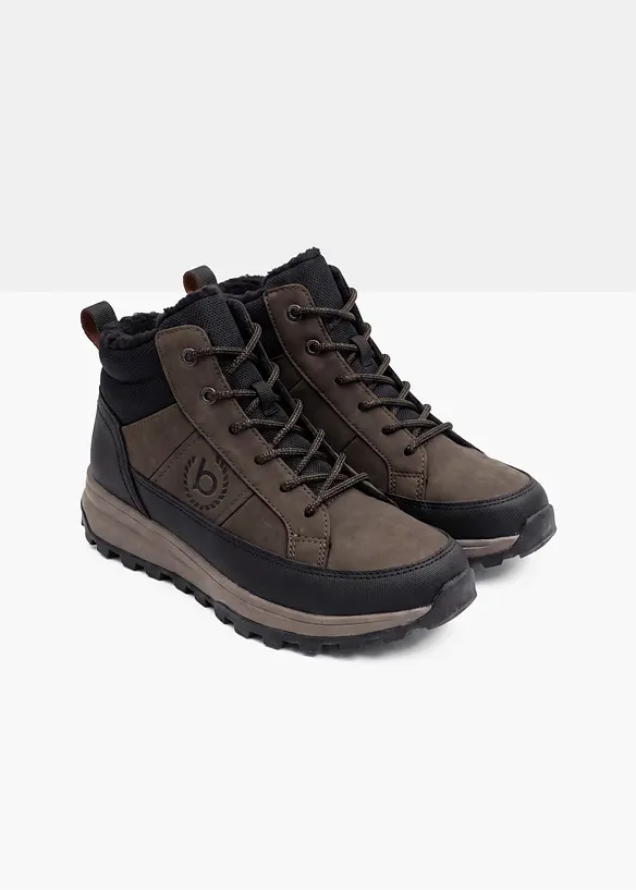 Bugatti Schnürboots mit Profilsohle in grün - Bugatti