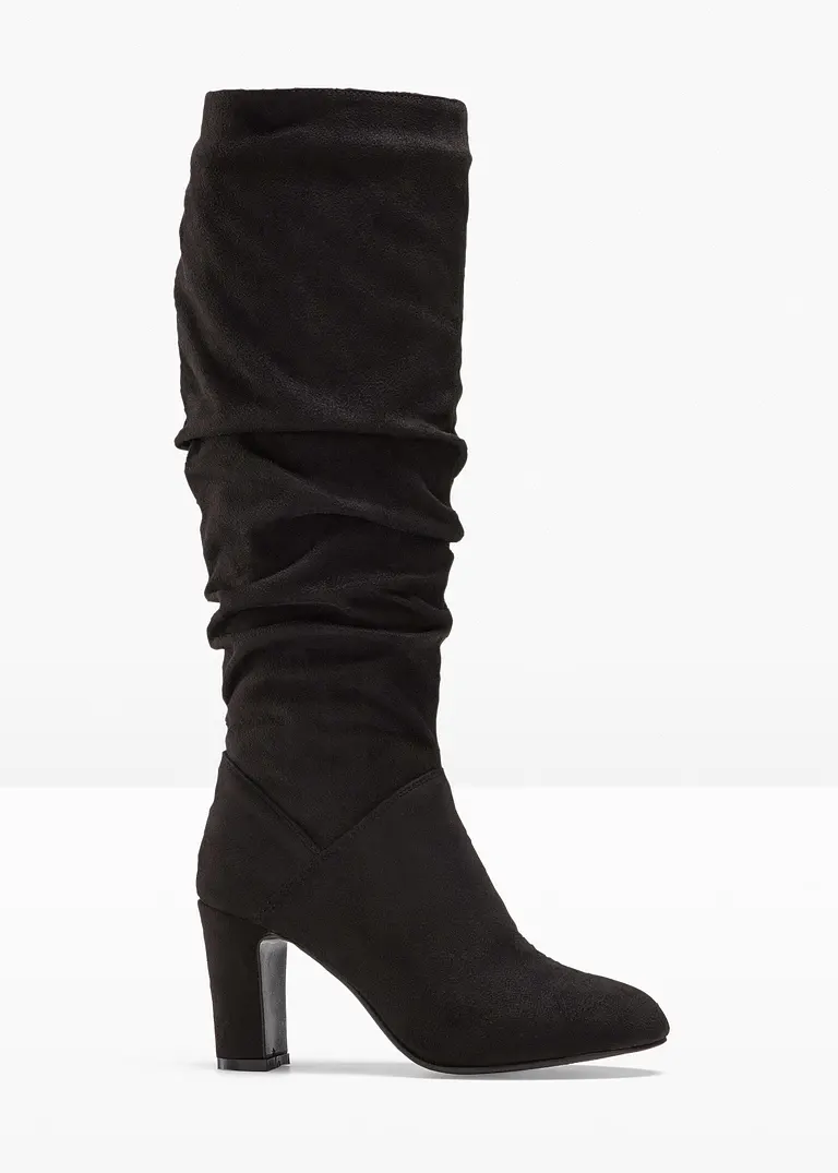 Stiefel in schwarz von vorne - bonprix