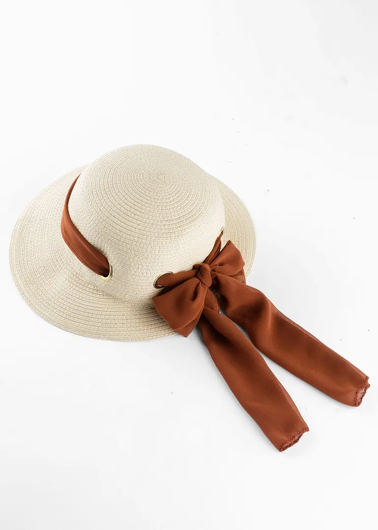 Sonnenhut in beige - bonprix