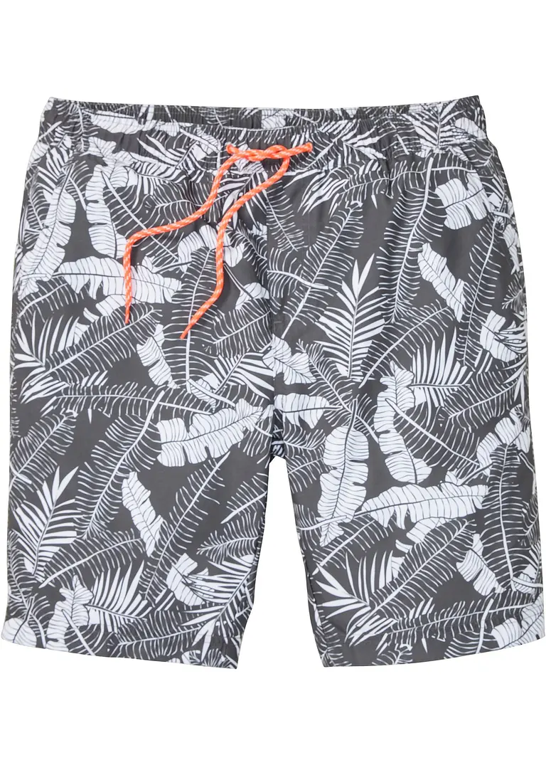 Strand-Bermuda in grau von vorne - bpc bonprix collection