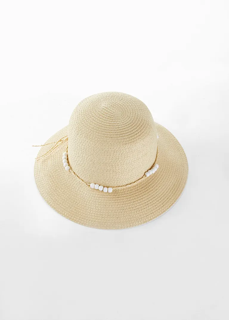 Sonnenhut in beige - bonprix