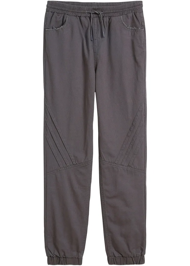 Thermo-Schlupfhose, Regular Fit in grau von vorne - bonprix